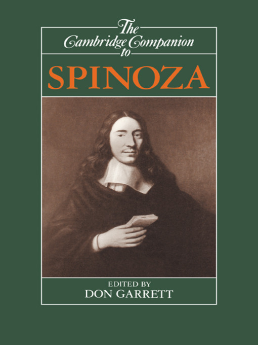 Title details for The Cambridge Companion to Spinoza by Don Garrett - Wait list